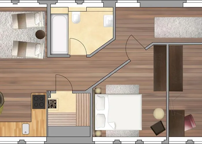 Boutique Im Ehem Weingut, Sauna, Hofgarten, Goldenes Fass Appartement *